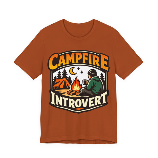 Campfire Introvert Funny Introvert Shirt | Khai Studio