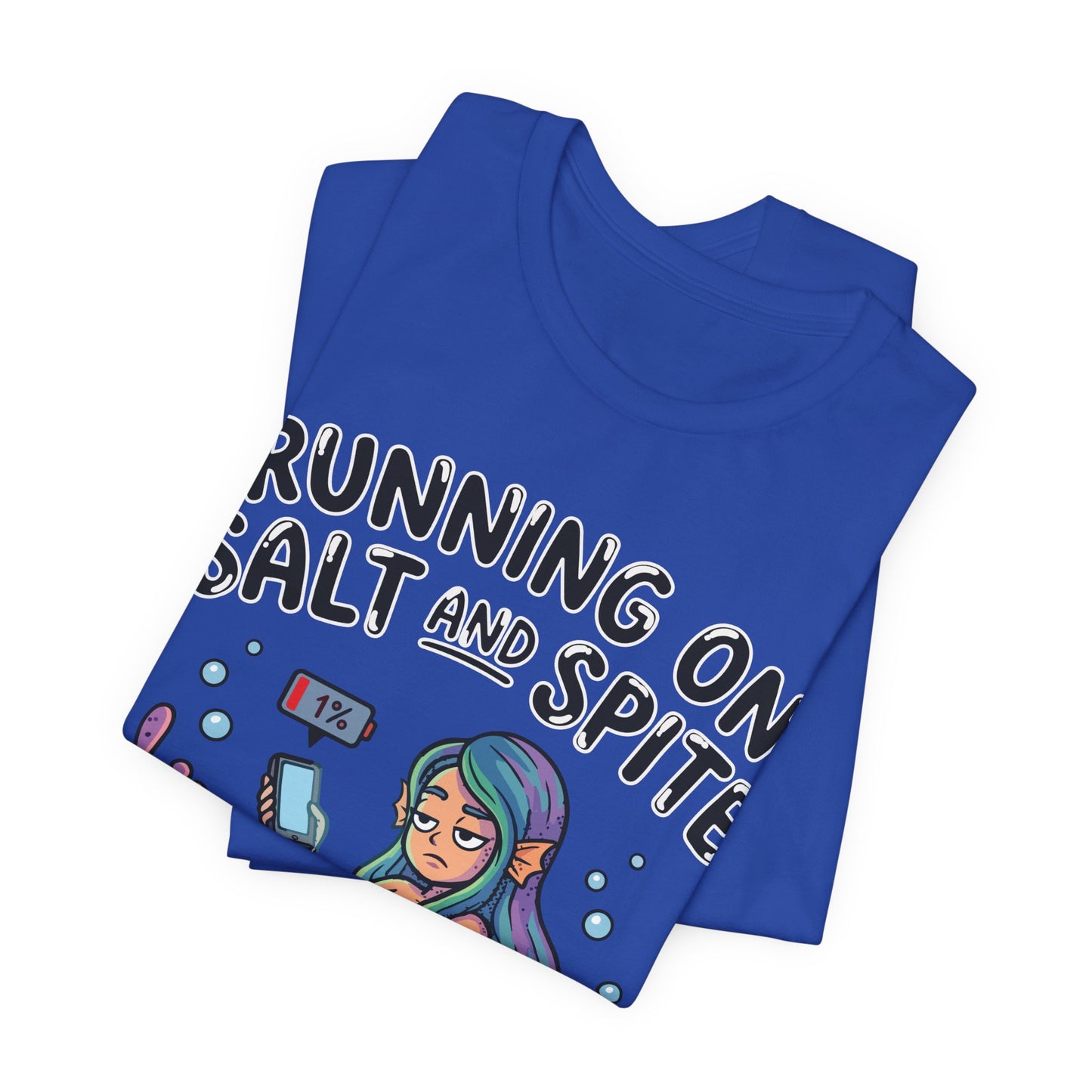 Running on Salt and Spite Funny Burnout Shirt | Khai Studio