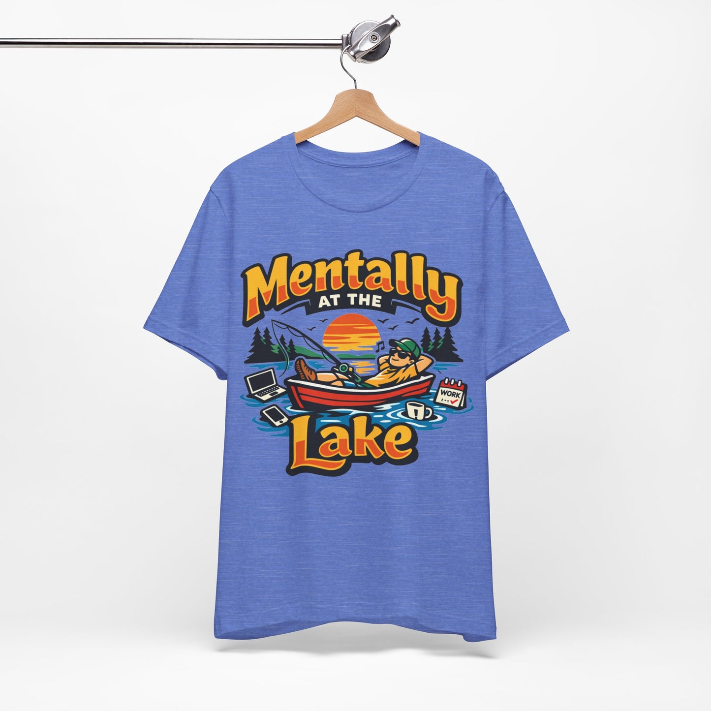 Mentally at the Lake Funny Introvert Shirt | Khai Studio