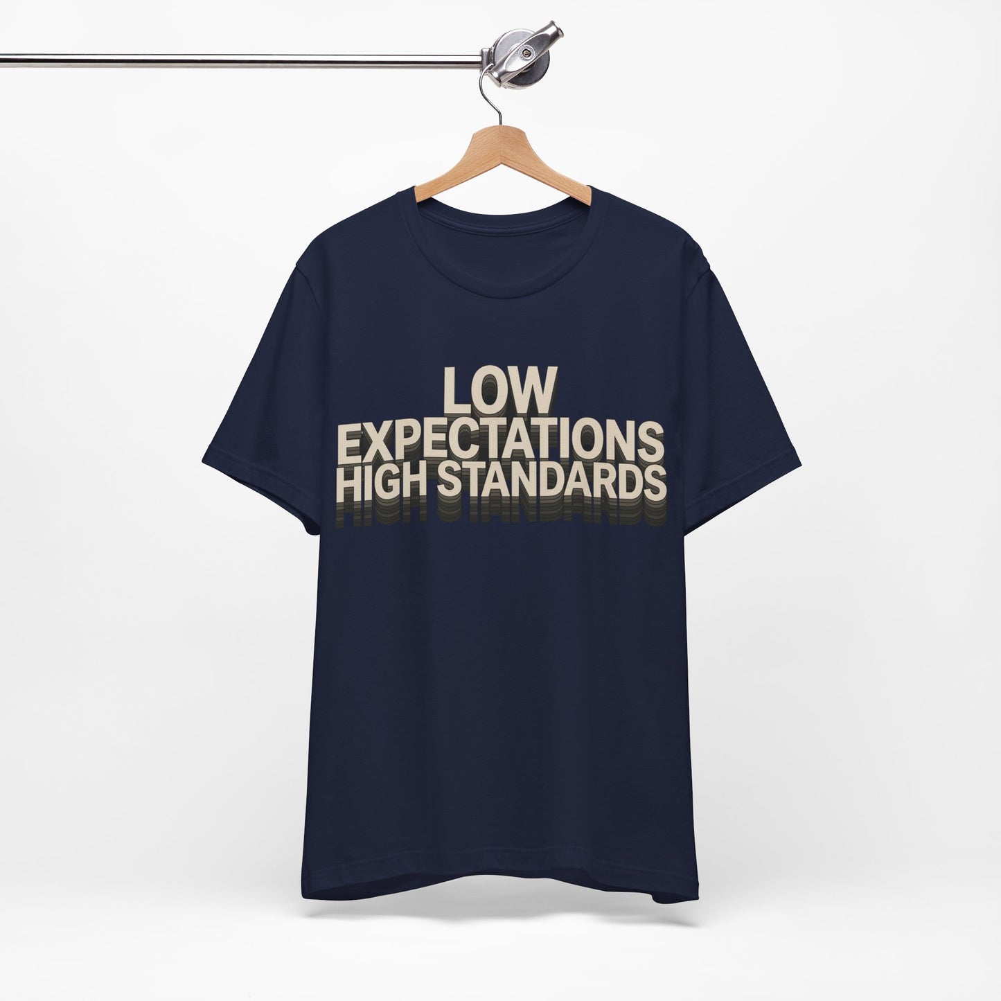 Low Expectations High Standards Funny Deadpan Shirt | Khai Studio