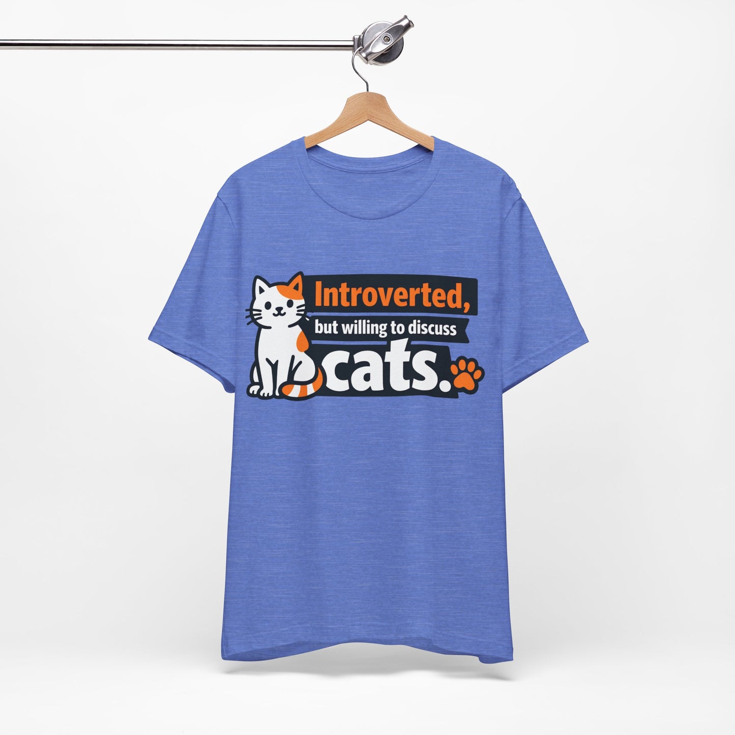 Introverted But Willing to Discuss Cats Funny Cat Shirt | Khai Studio