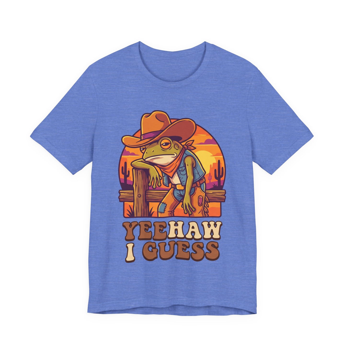 Yeehaw I Guess Funny Burnout Shirt | Khai Studio