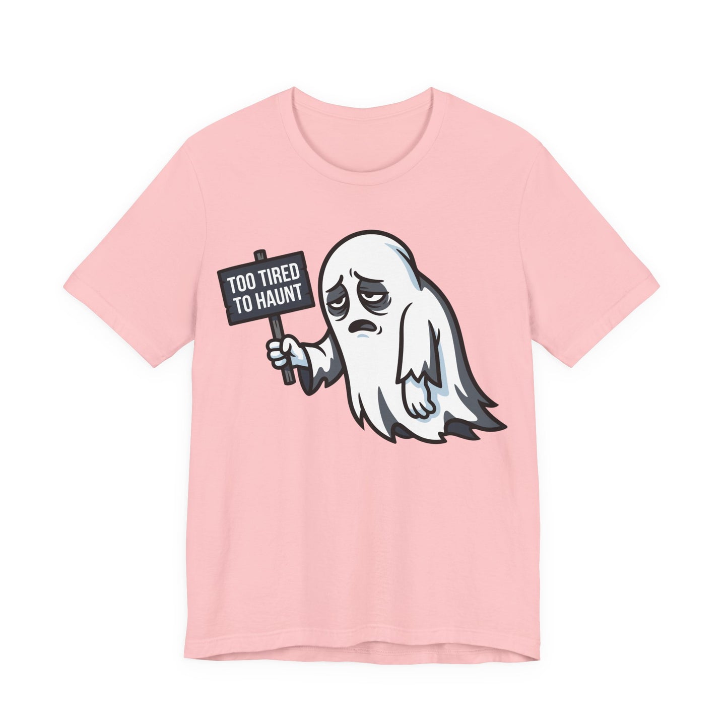 Too Tired to Haunt Funny Burnout Shirt | Khai Studio