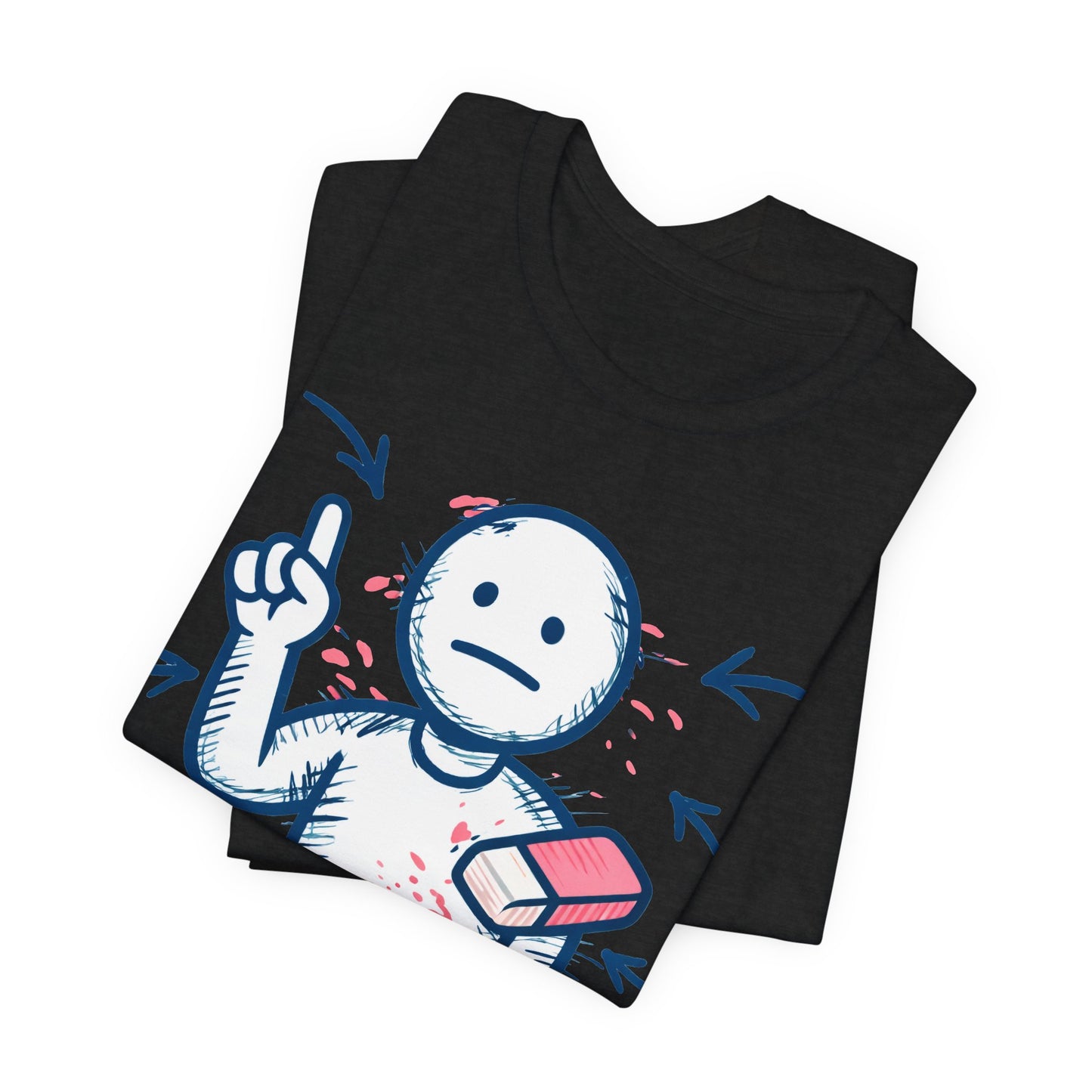 Rough Draft Human Funny Burnout Shirt | Khai Studio