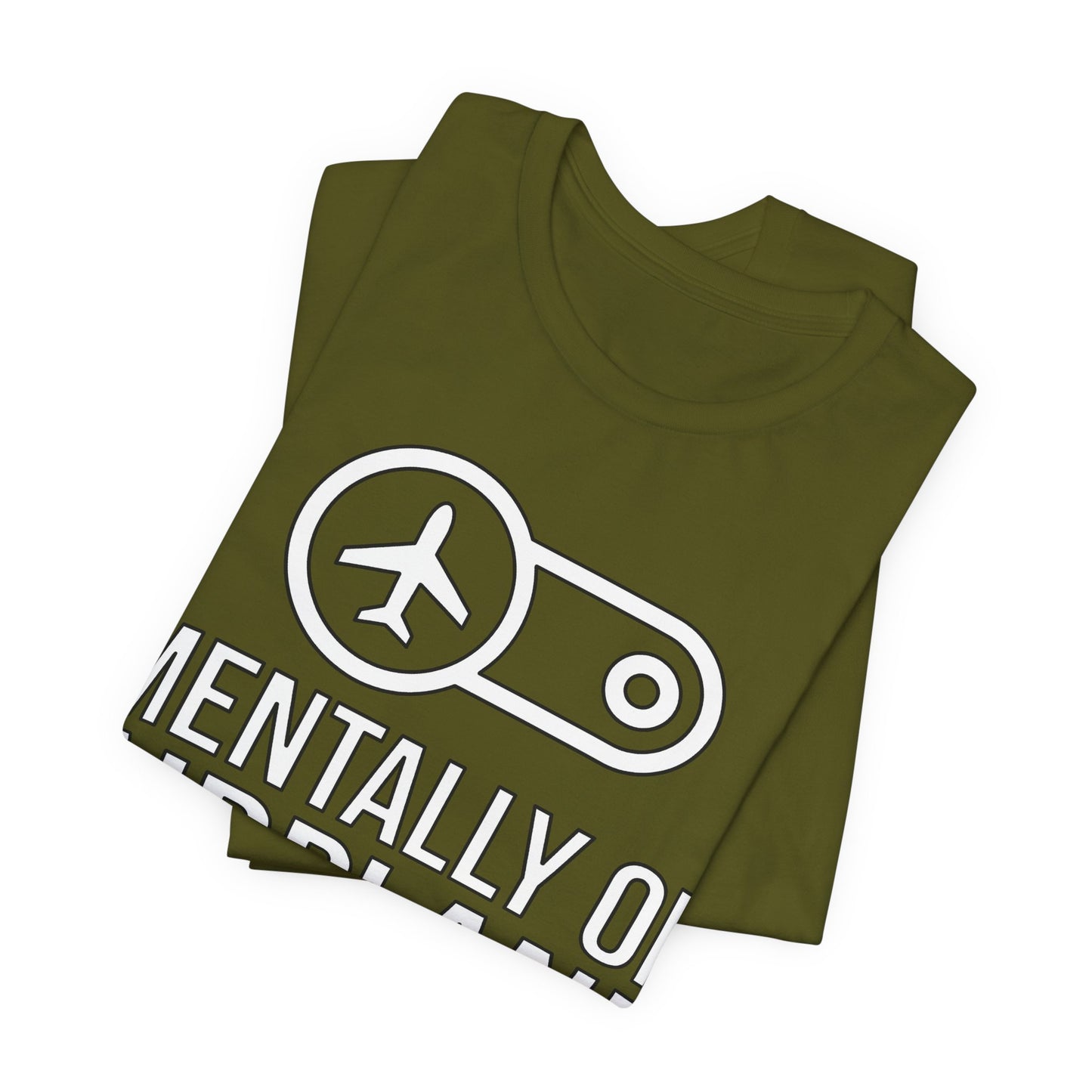 Mentally on Airplane Mode Funny Introvert Shirt | Khai Studio