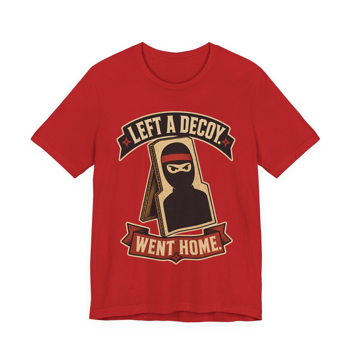 Left a Decoy Went Home Funny Ninja Office Shirt | Khai Studio