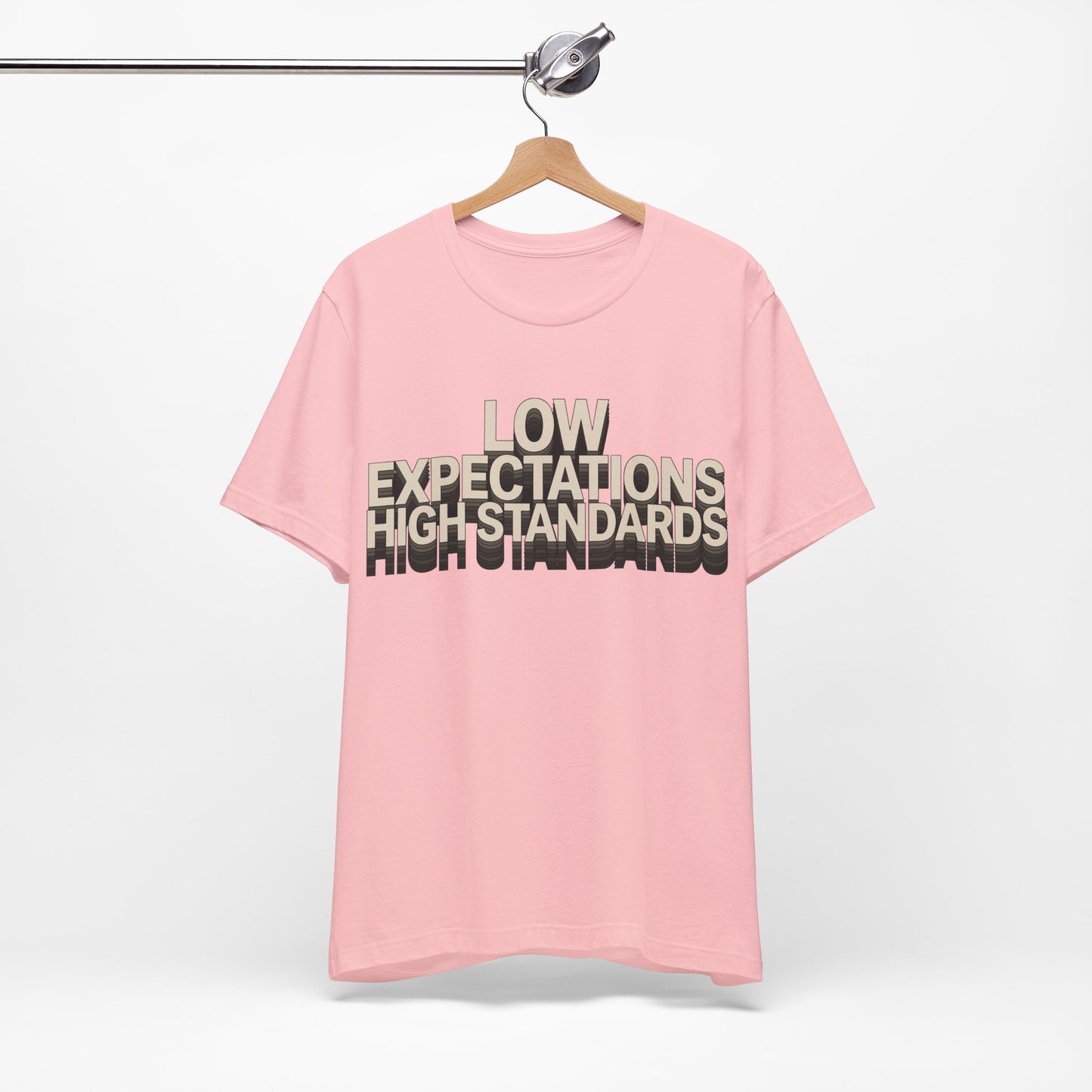 Low Expectations High Standards Funny Deadpan Shirt | Khai Studio