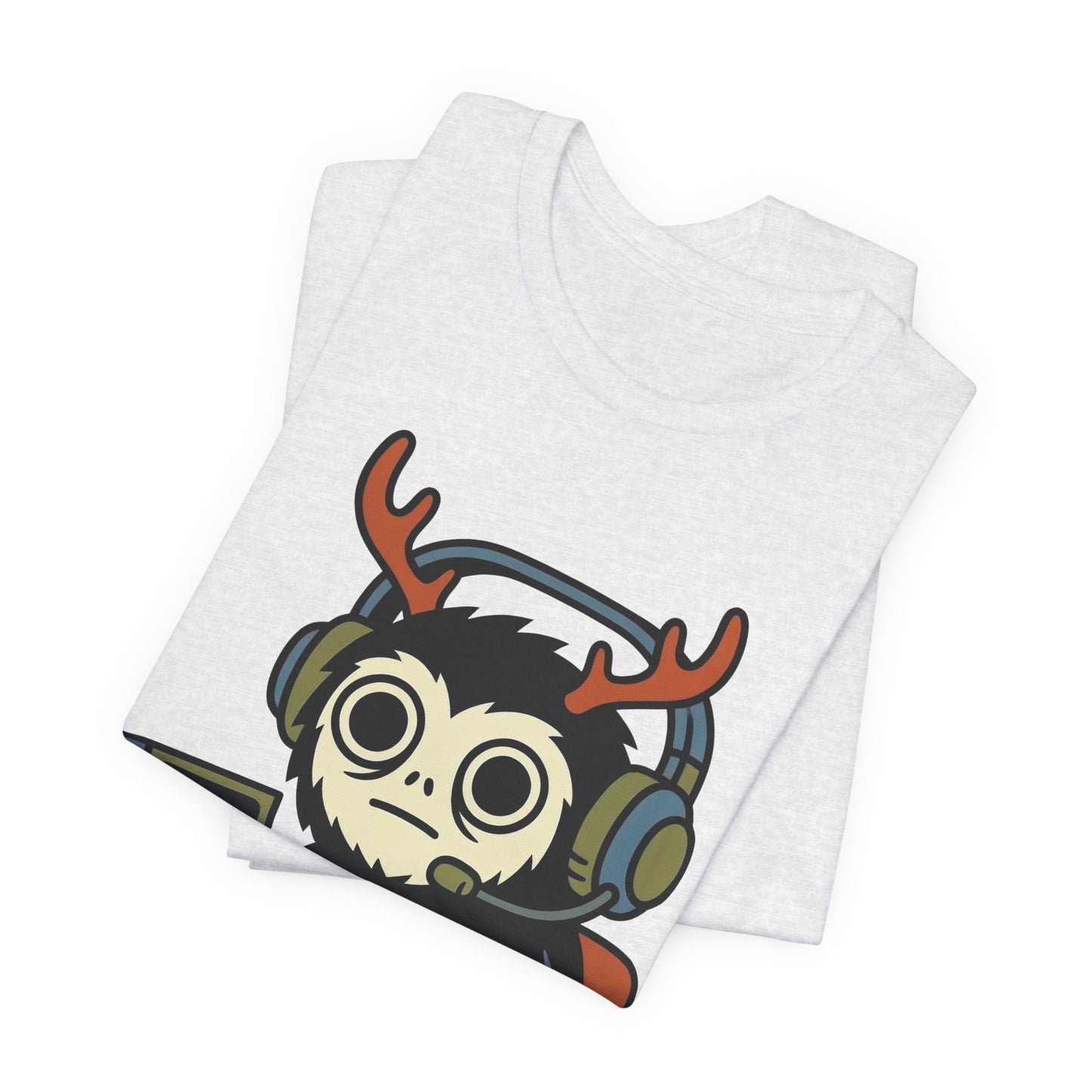 WFH Cryptid Antler Goblin Funny Burnout Shirt | Khai Studio
