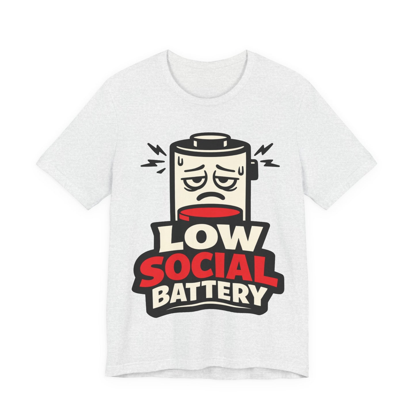 Low Social Battery Funny Introvert Shirt | Khai Studio