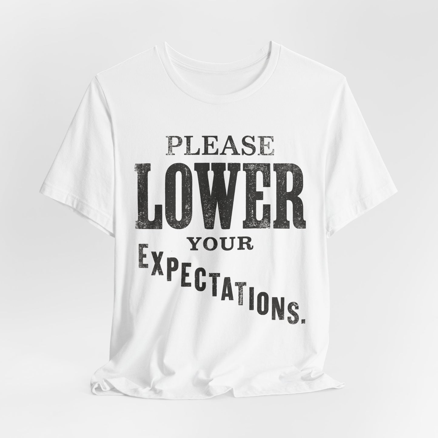 Please Lower Your Expectations Funny Shirt | Khai Studio