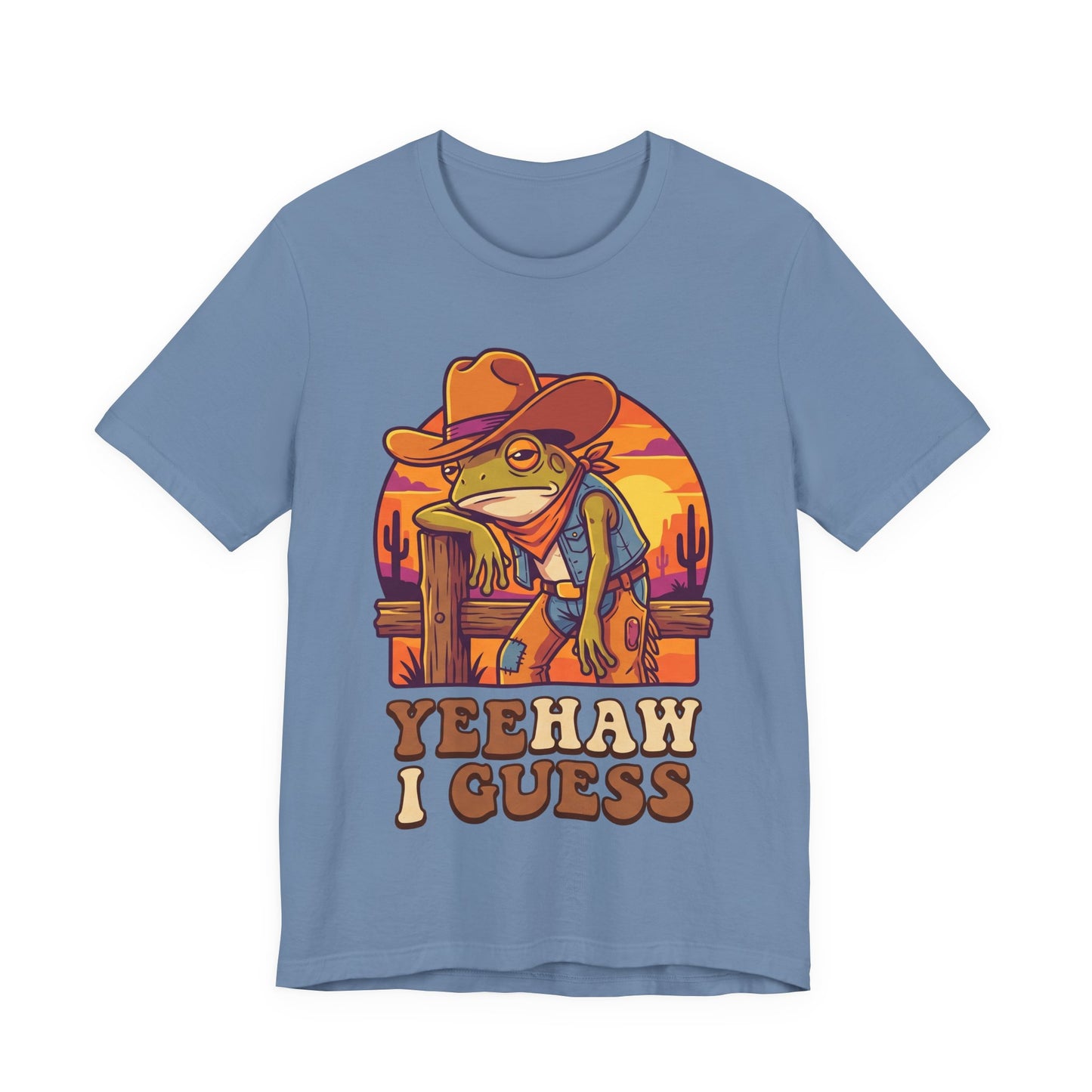 Yeehaw I Guess Funny Burnout Shirt | Khai Studio