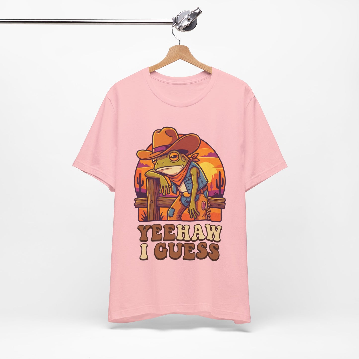 Yeehaw I Guess Funny Burnout Shirt | Khai Studio
