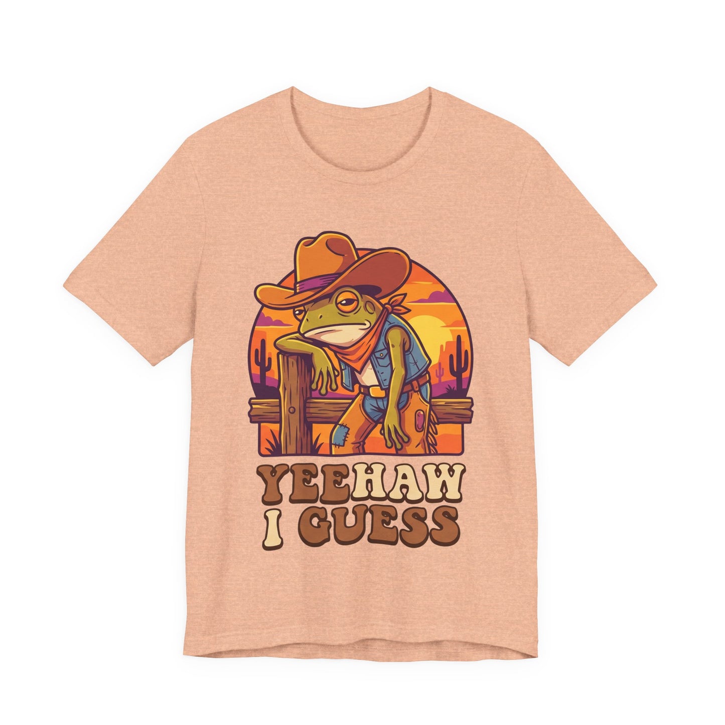 Yeehaw I Guess Funny Burnout Shirt | Khai Studio