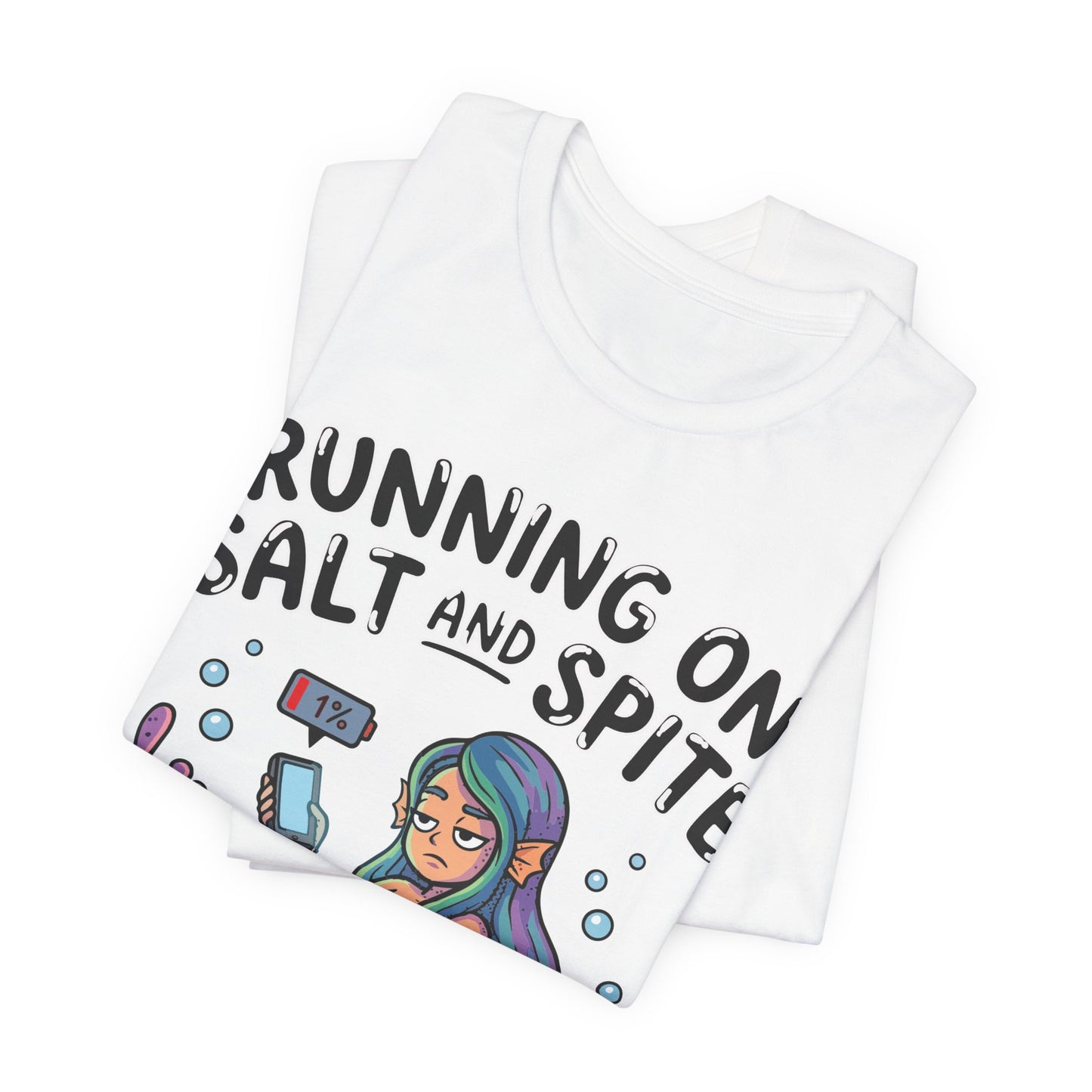 Running on Salt and Spite Funny Burnout Shirt | Khai Studio