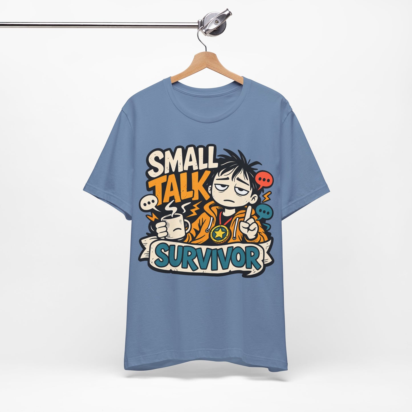 Small Talk Survivor Funny Introvert Shirt | Khai Studio