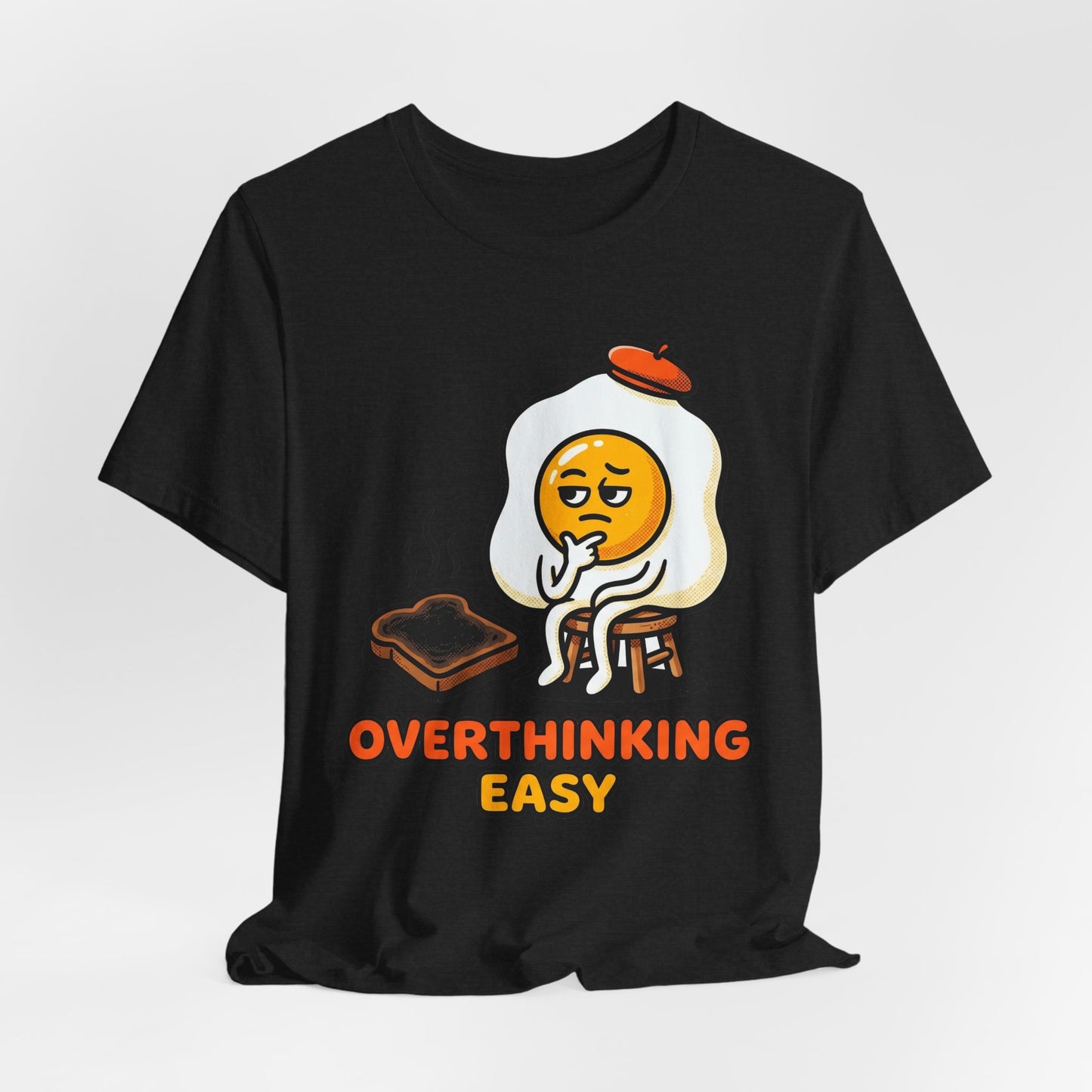 Overthinking Easy Funny Burnout Shirt | Khai Studio
