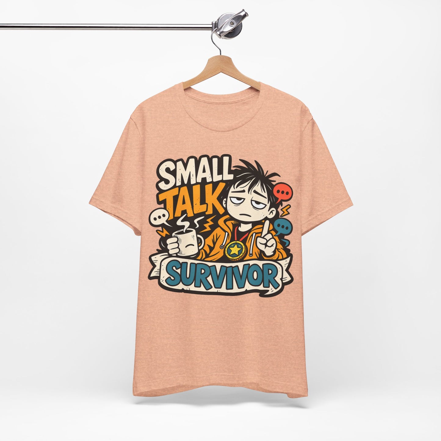 Small Talk Survivor Funny Introvert Shirt | Khai Studio