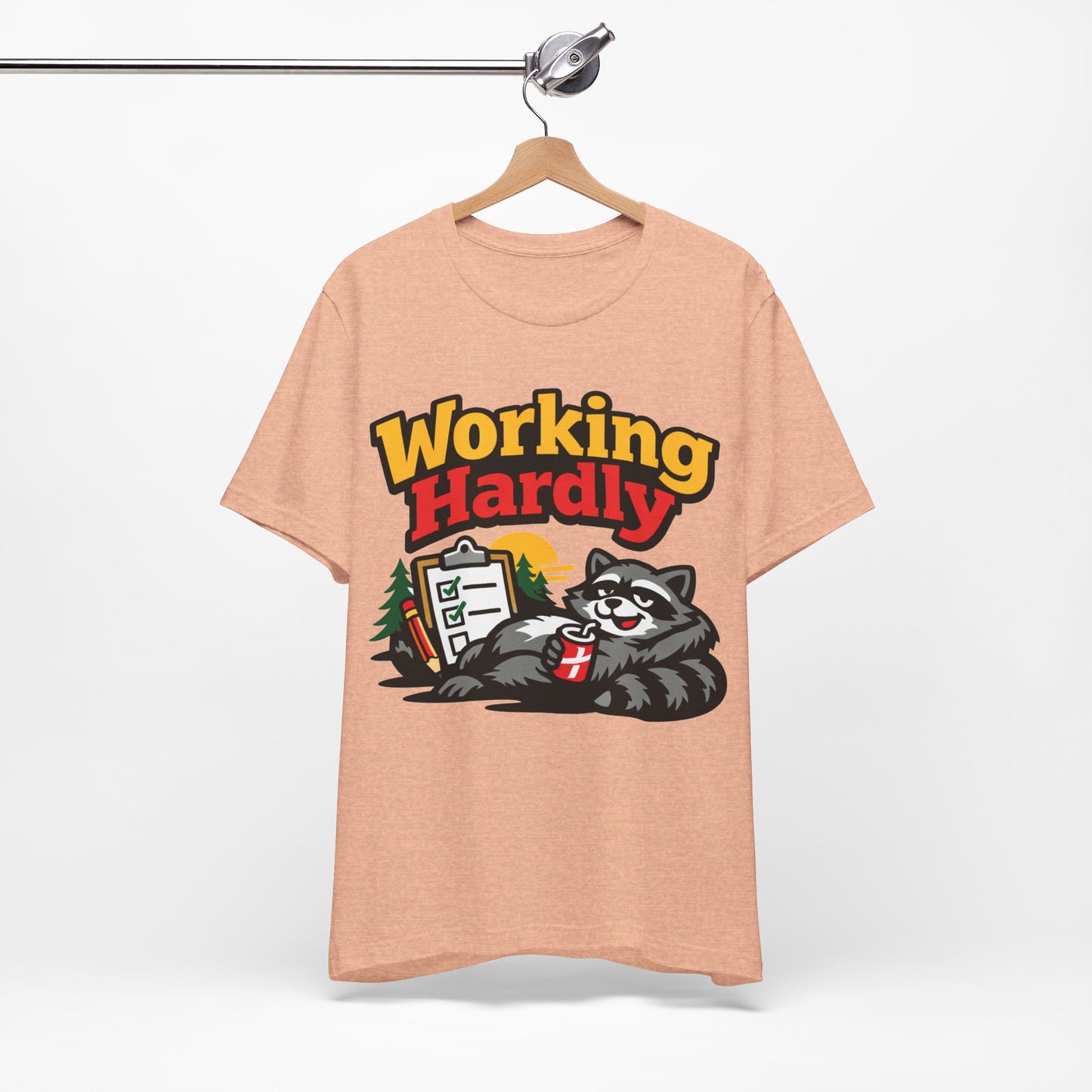 Working Hardly Funny Burnout Shirt | Khai Studio