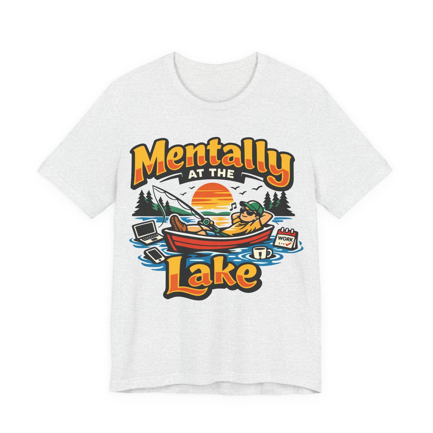 Mentally at the Lake Funny Introvert Shirt | Khai Studio