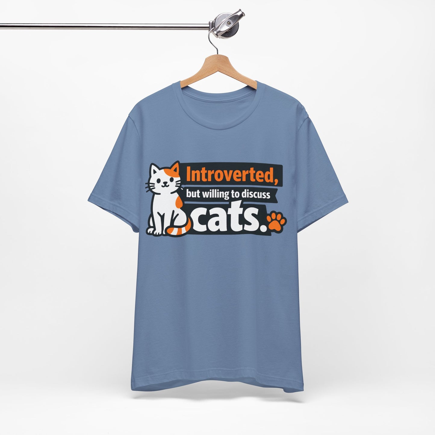 Introverted But Willing to Discuss Cats Funny Cat Shirt | Khai Studio