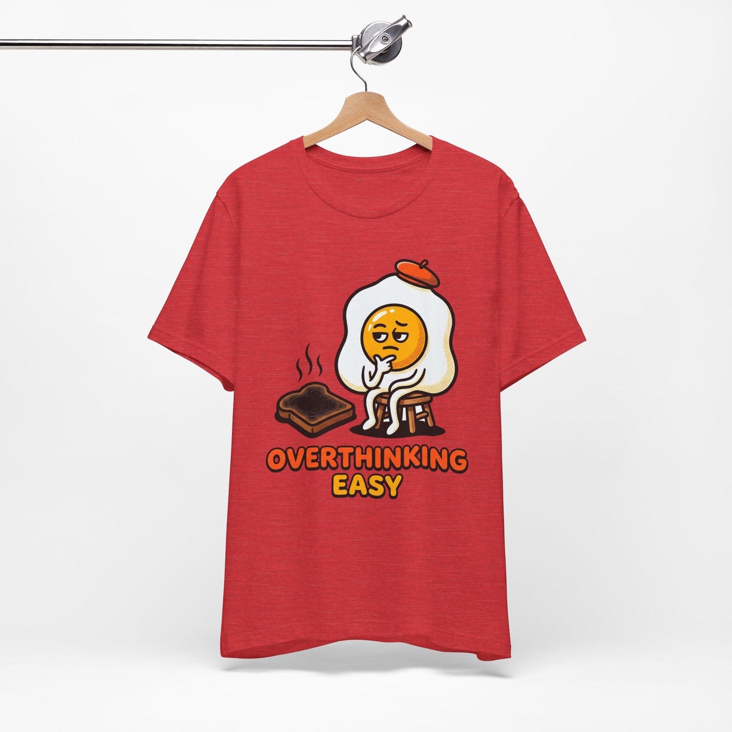 Overthinking Easy Funny Burnout Shirt | Khai Studio