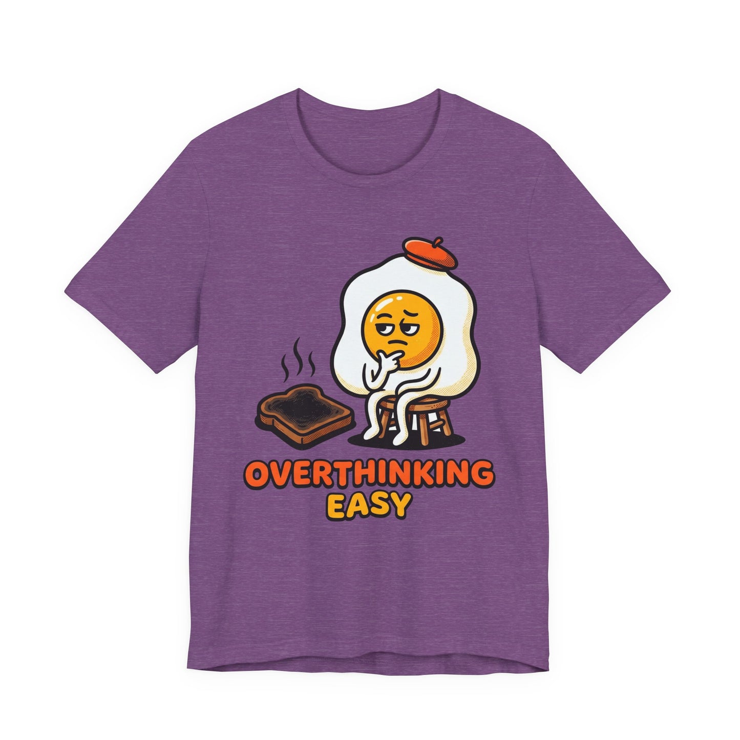 Overthinking Easy Funny Burnout Shirt | Khai Studio