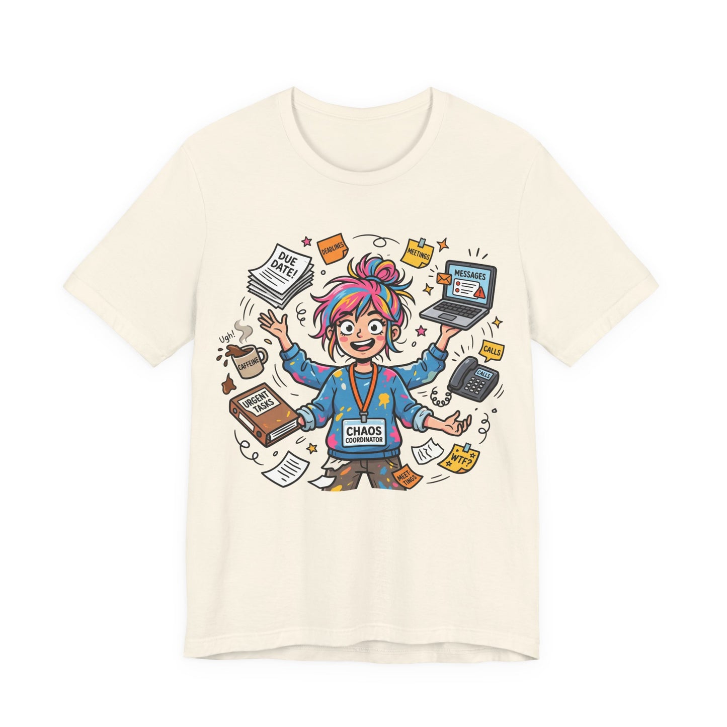 Chaos Coordinator (Feral Edition) Funny Burnout Shirt | Khai Studio