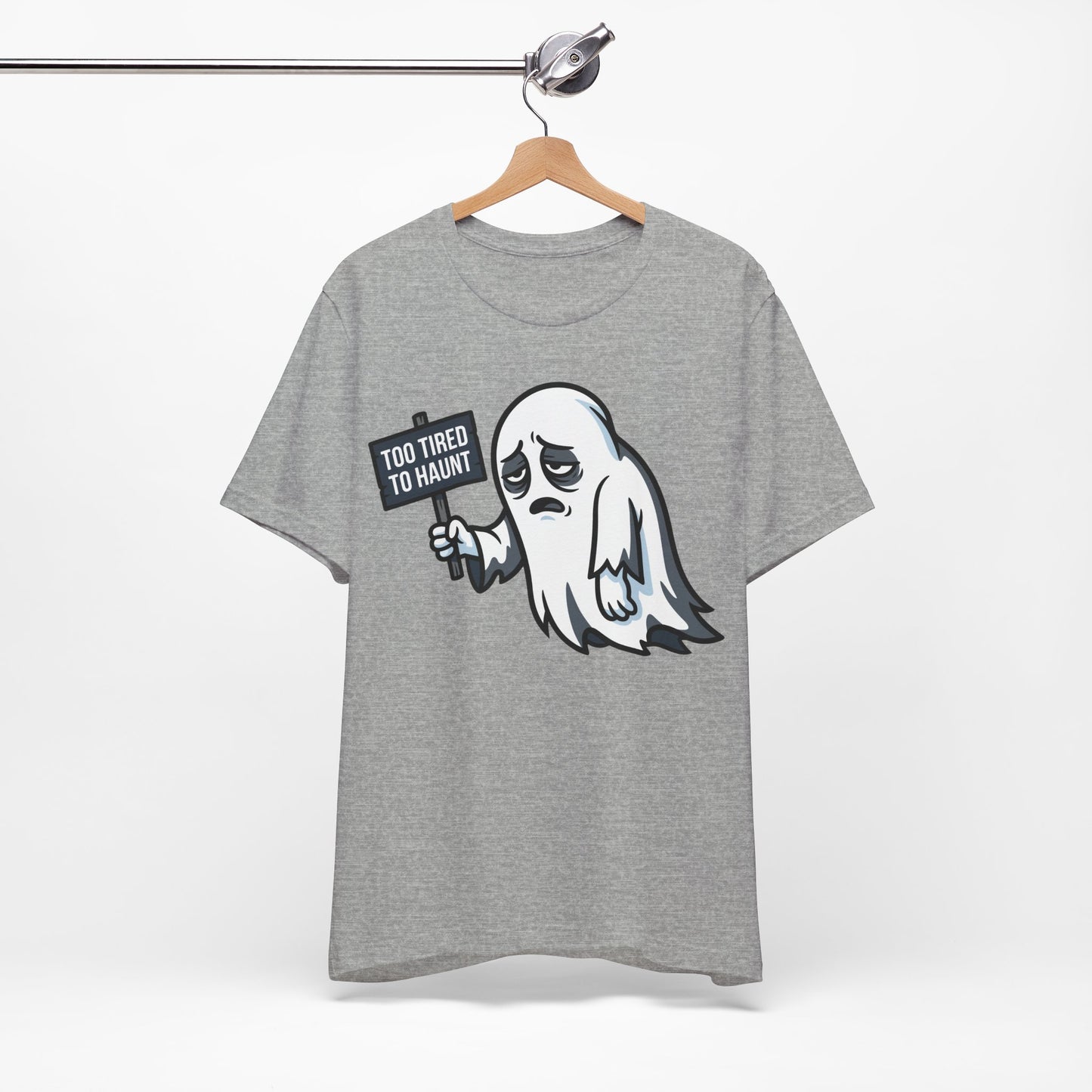Too Tired to Haunt Funny Burnout Shirt | Khai Studio