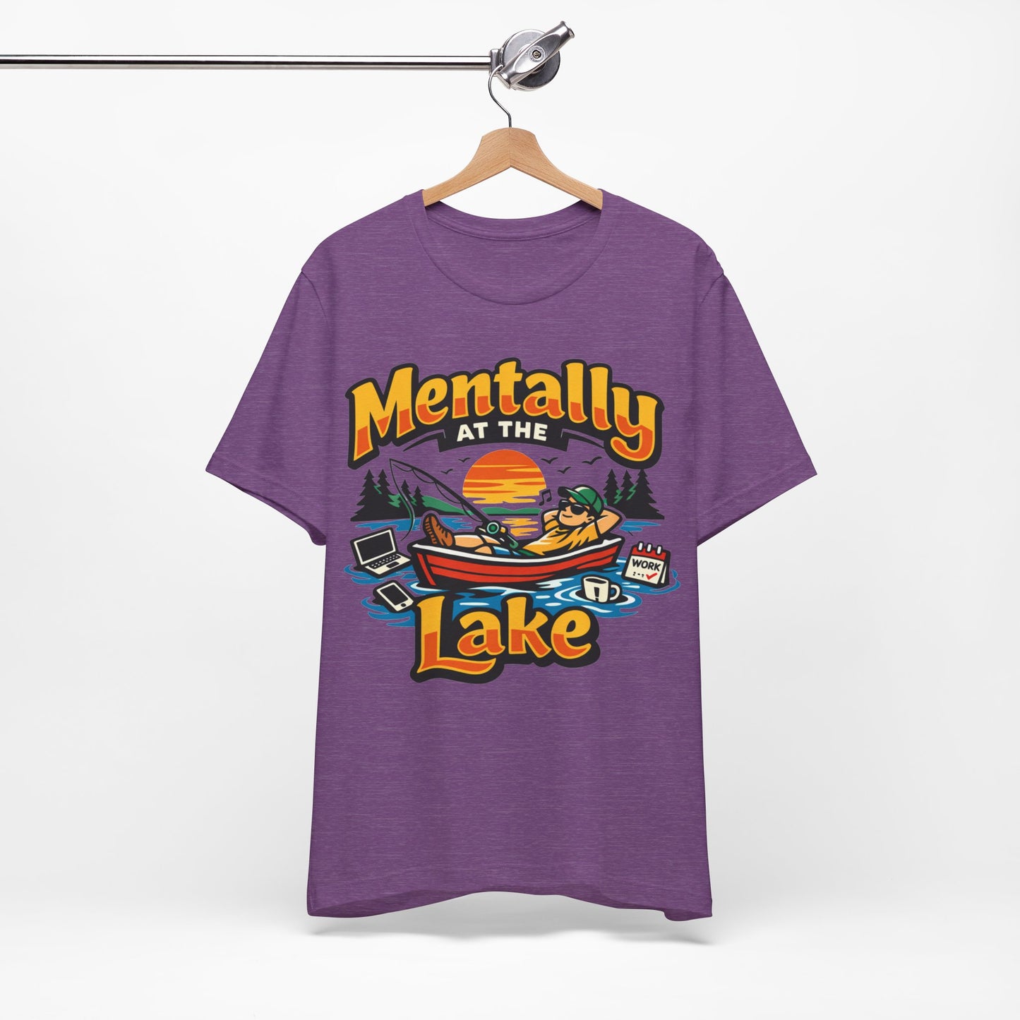 Mentally at the Lake Funny Introvert Shirt | Khai Studio
