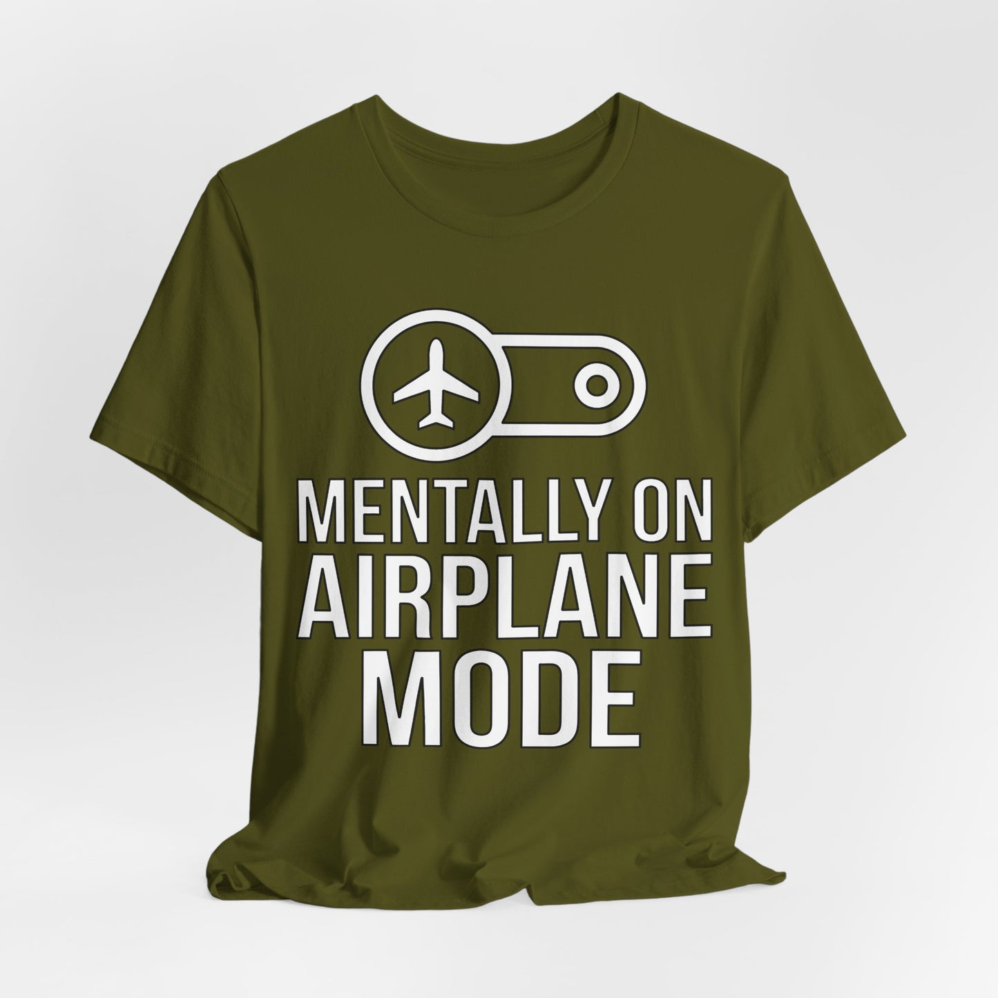 Mentally on Airplane Mode Funny Introvert Shirt | Khai Studio