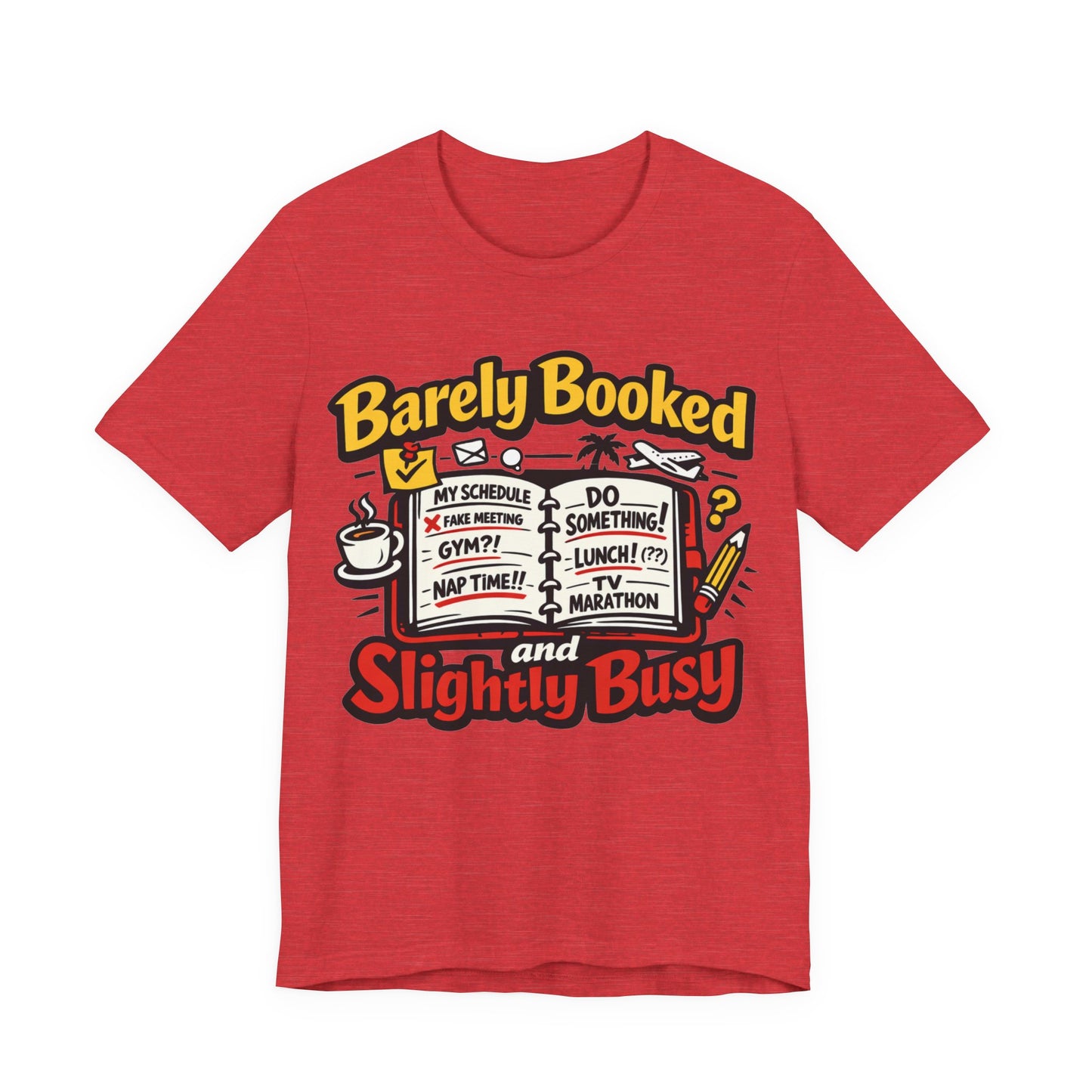 Barely Booked and Slightly Busy Funny Burnout Shirt | Khai Studio
