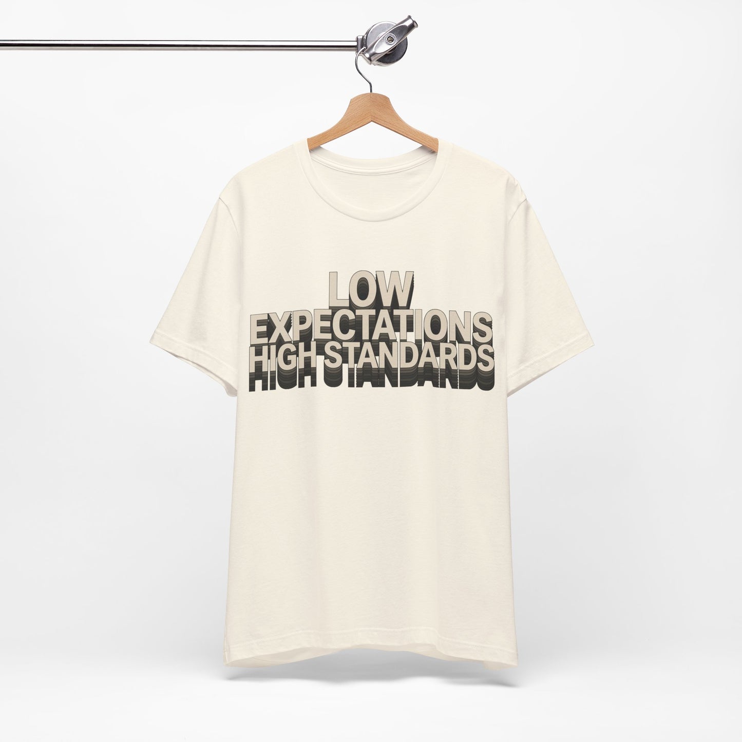 Low Expectations High Standards Funny Deadpan Shirt | Khai Studio