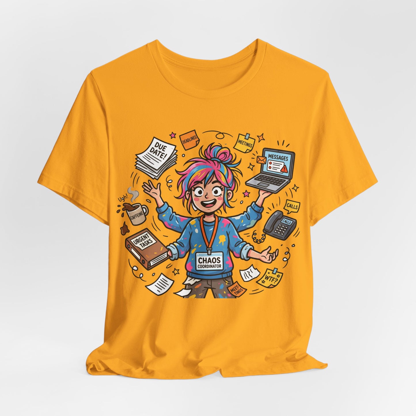 Chaos Coordinator (Feral Edition) Funny Burnout Shirt | Khai Studio