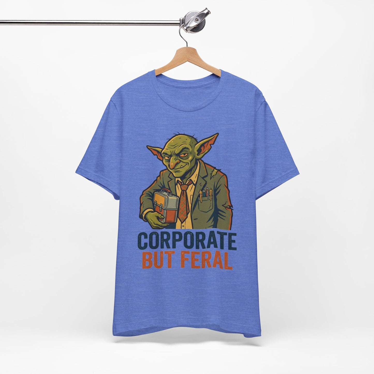 Corporate But Feral Funny Burnout Shirt | Khai Studio