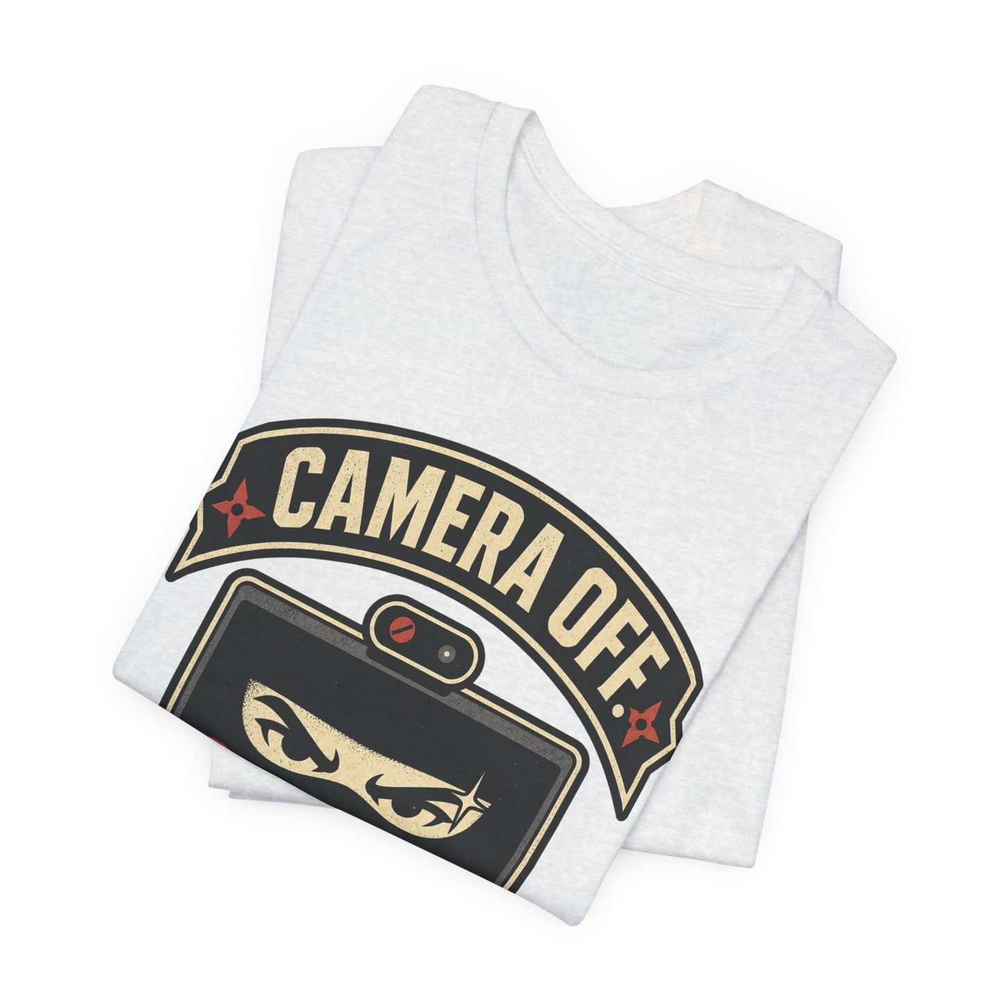 Camera Off Mission On Funny Ninja Office Shirt | Khai Studio