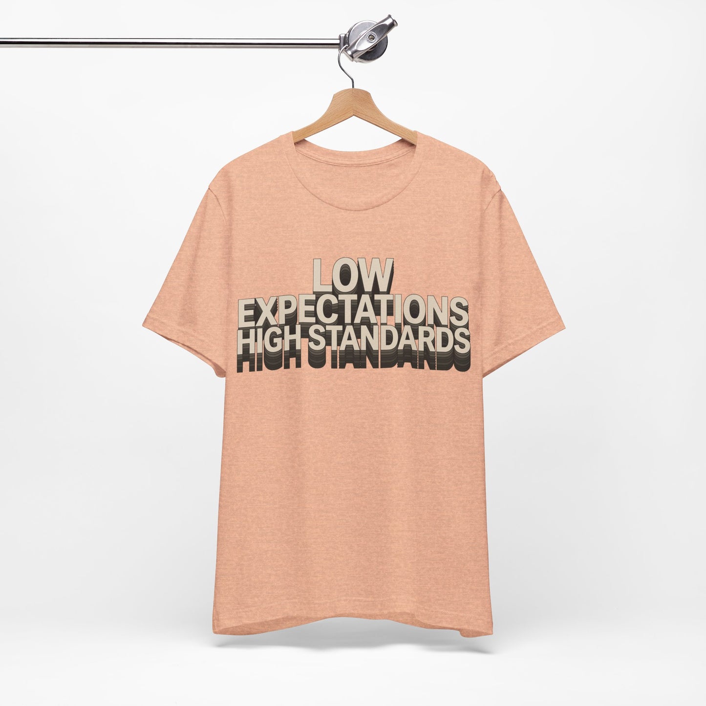 Low Expectations High Standards Funny Deadpan Shirt | Khai Studio