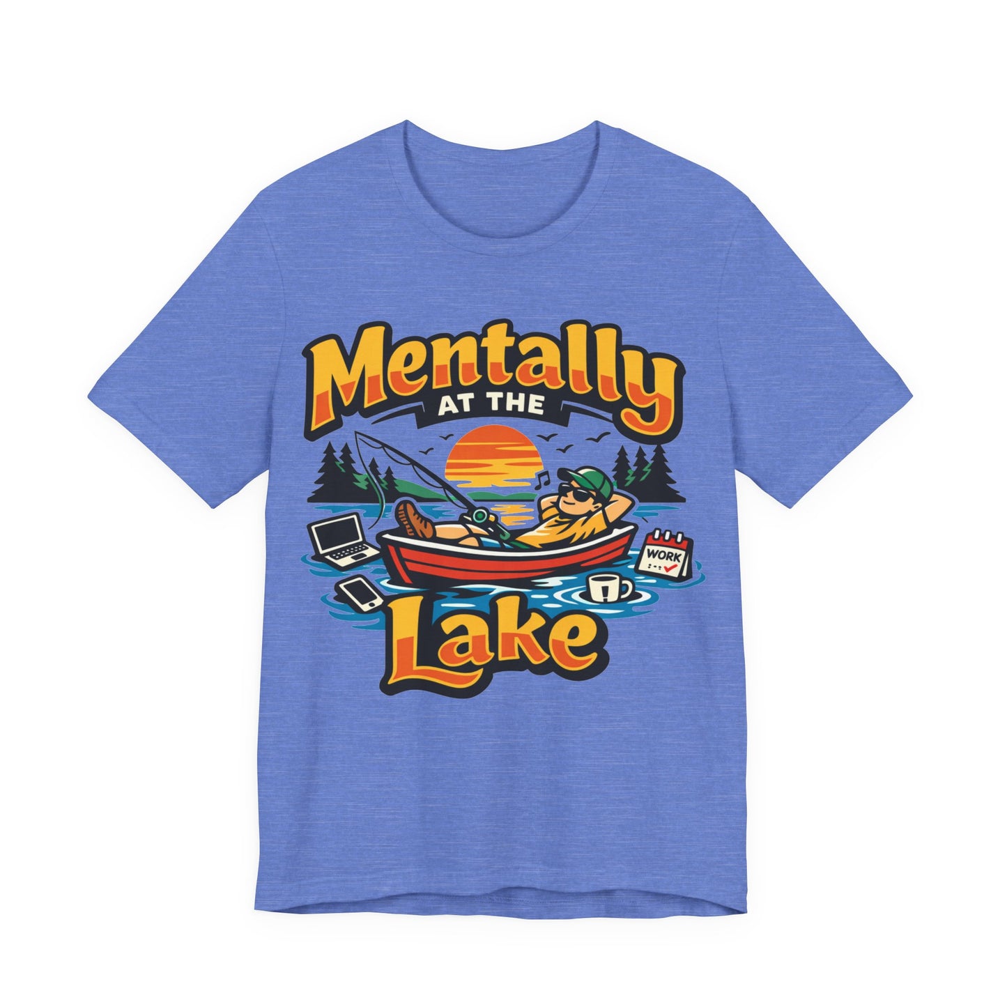 Mentally at the Lake Funny Introvert Shirt | Khai Studio