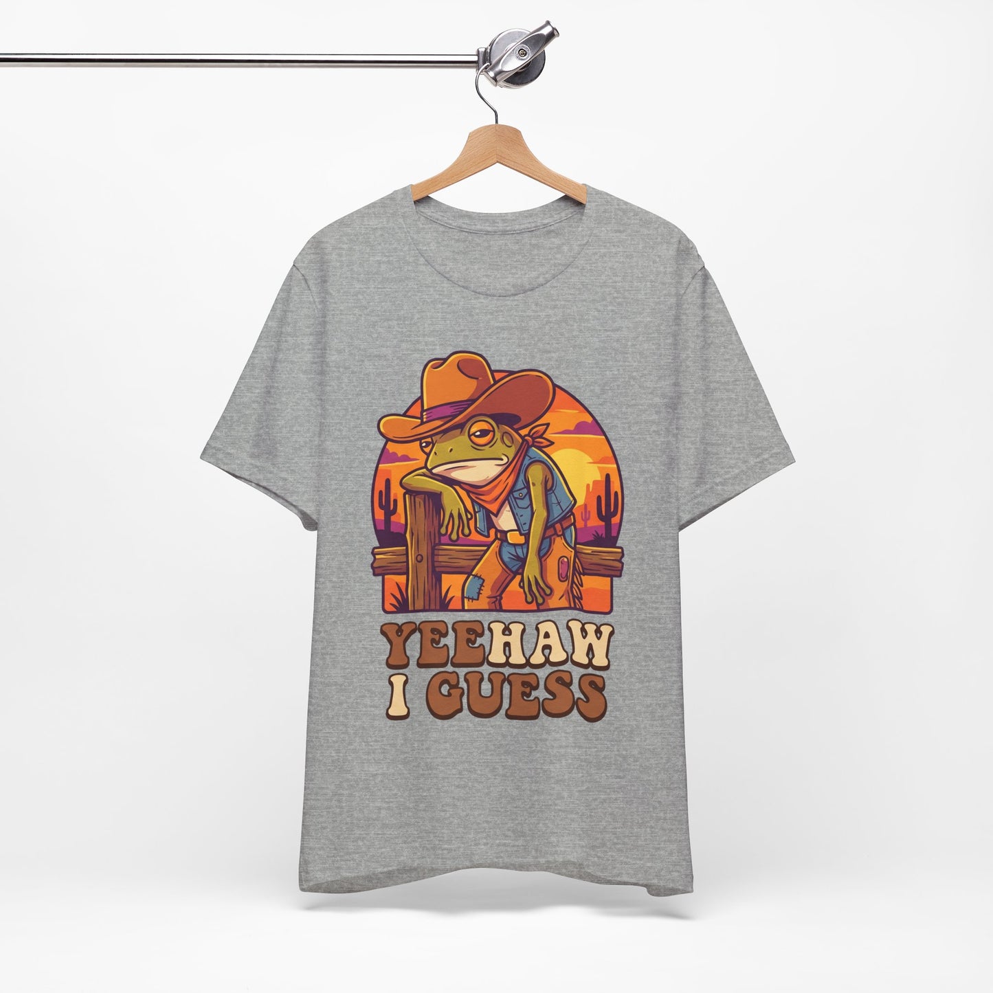 Yeehaw I Guess Funny Burnout Shirt | Khai Studio