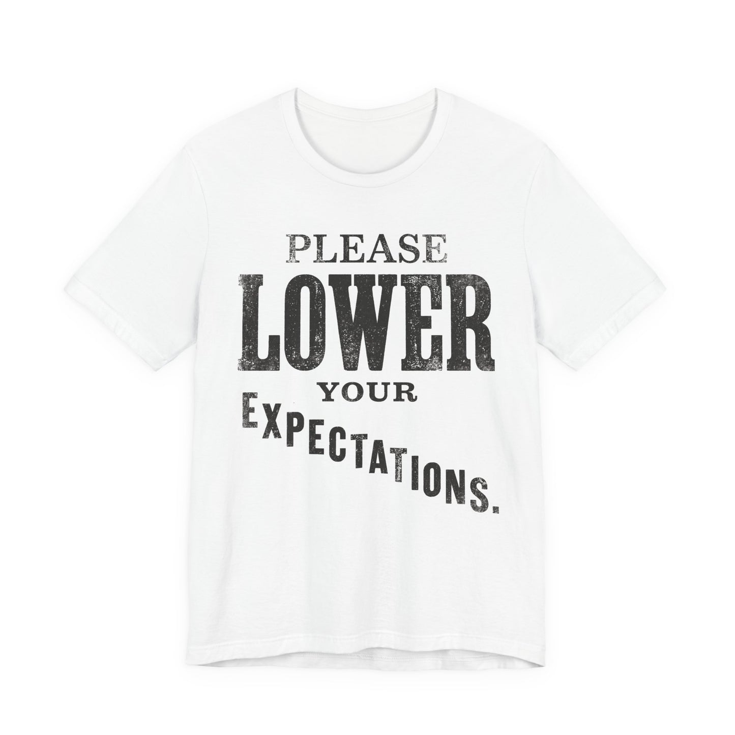 Please Lower Your Expectations Funny Shirt | Khai Studio