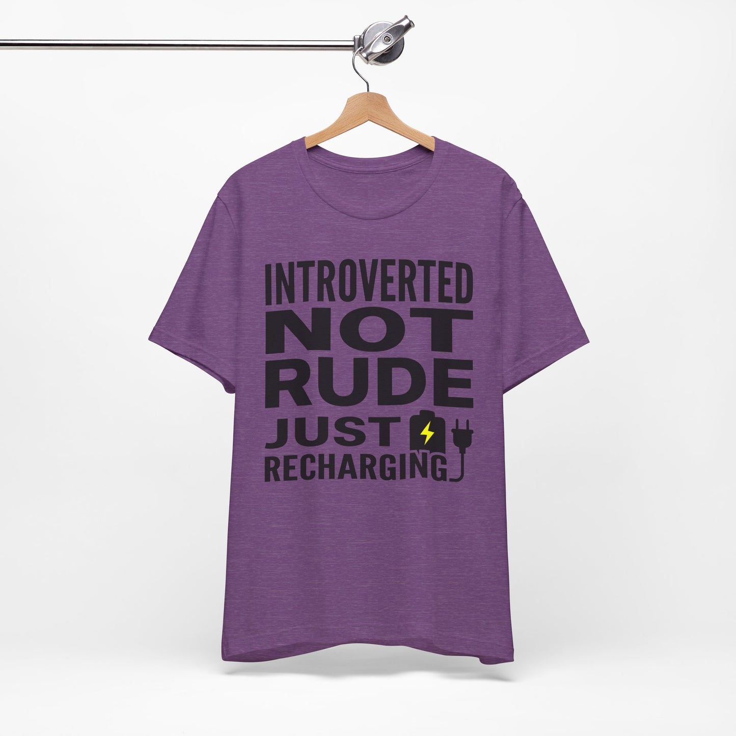Introverted Not Rude Just Recharging Funny Introvert Shirt | Khai Studio