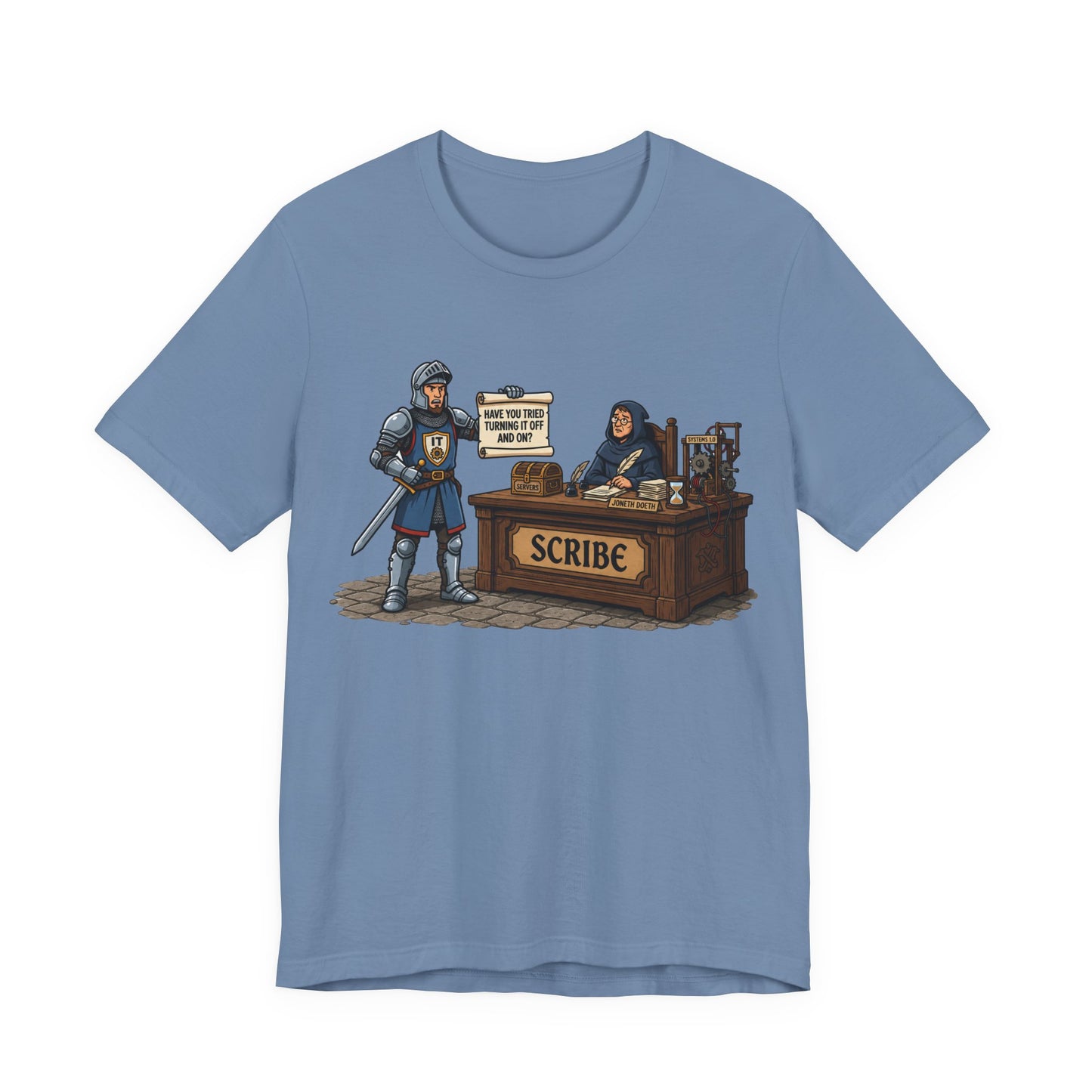 Help Desk Have You Tried Turning It Off and On Funny Burnout Shirt | Khai Studio