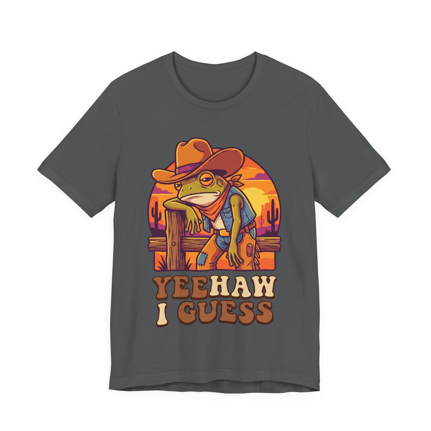 Yeehaw I Guess Funny Burnout Shirt | Khai Studio