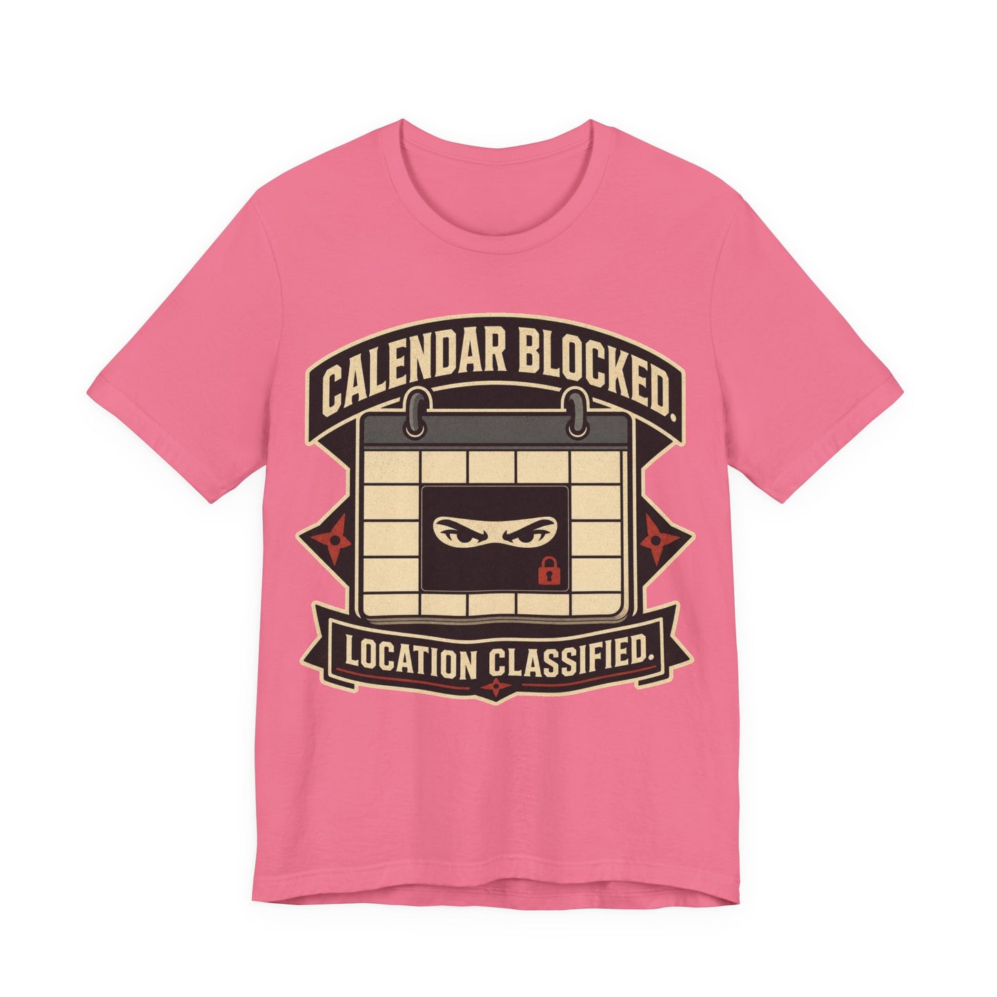 Calendar Blocked Location Classified Funny Ninja Office Shirt | Khai Studio