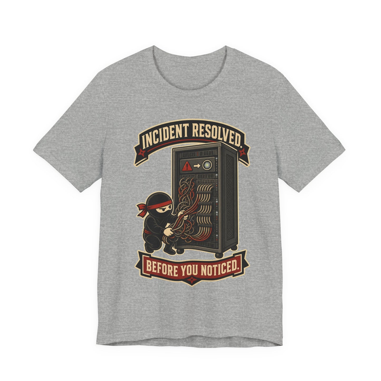 Incident Resolved Before You Noticed Funny Ninja Office Shirt | Khai Studio