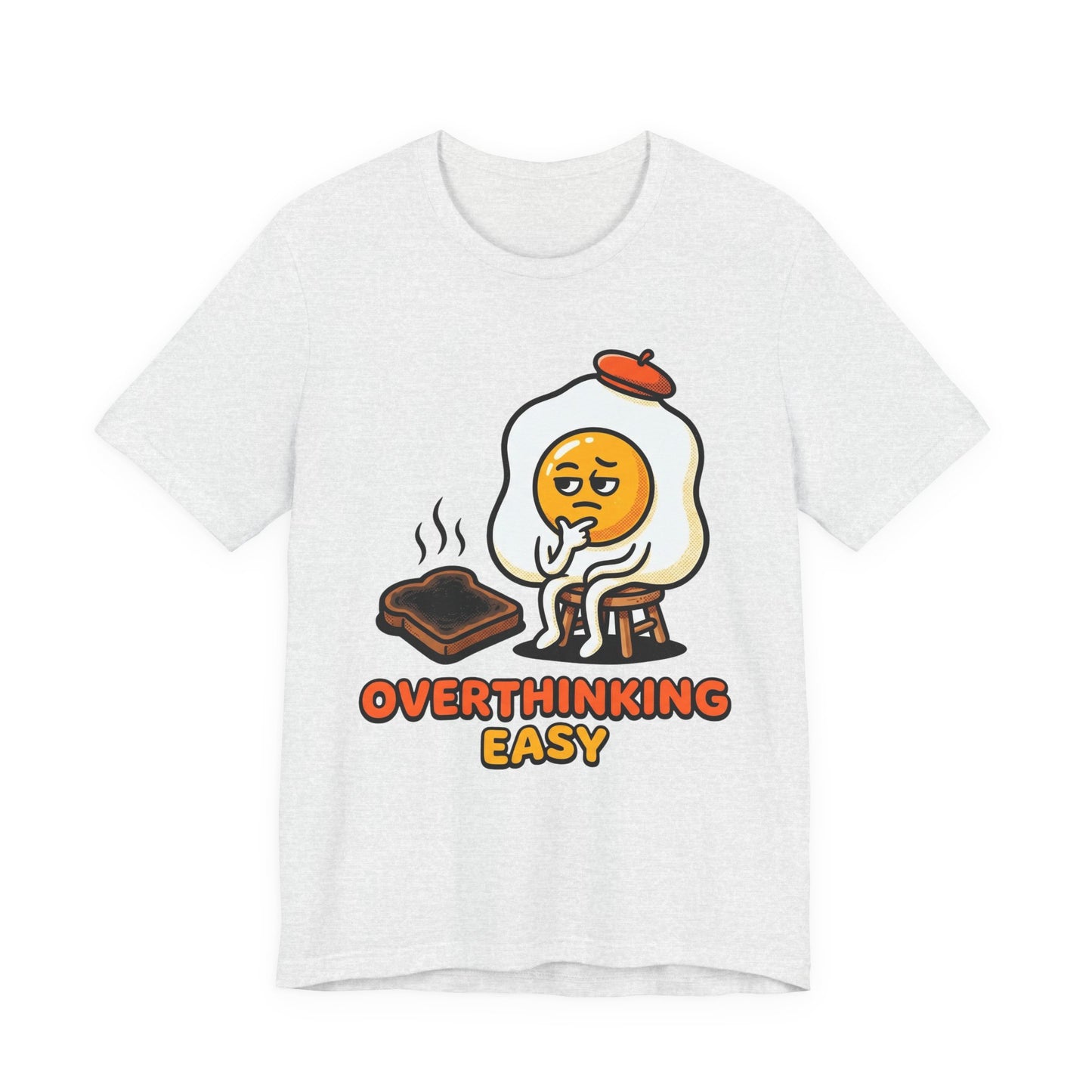 Overthinking Easy Funny Burnout Shirt | Khai Studio
