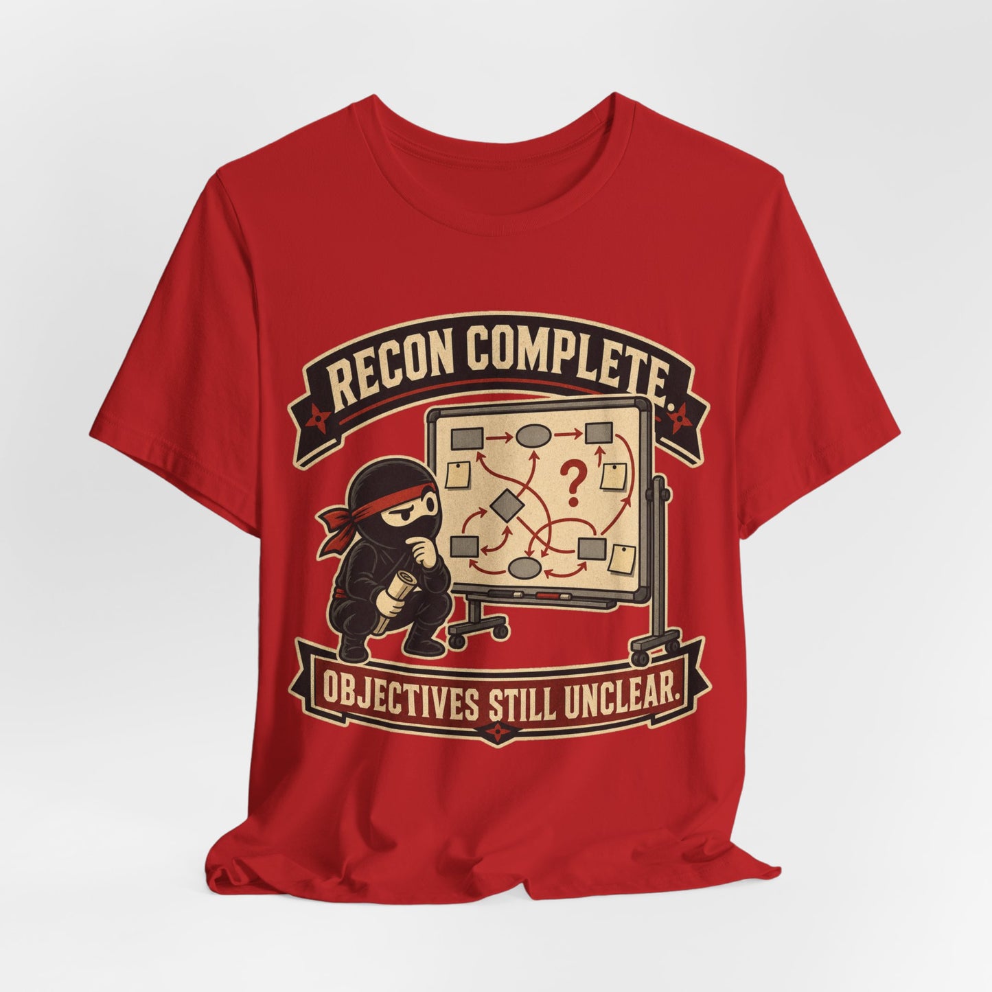 Recon Complete Objectives Still Unclear Funny Ninja Office Shirt | Khai Studio
