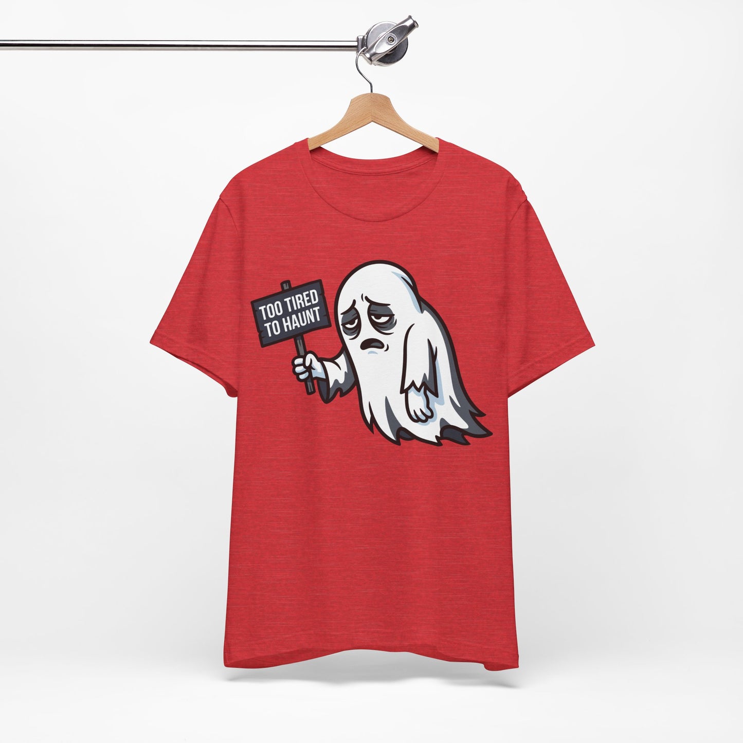Too Tired to Haunt Funny Burnout Shirt | Khai Studio