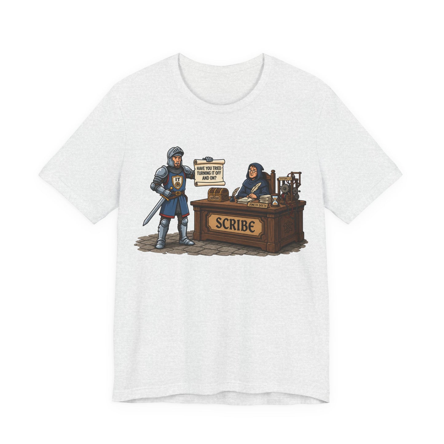 Help Desk Have You Tried Turning It Off and On Funny Burnout Shirt | Khai Studio