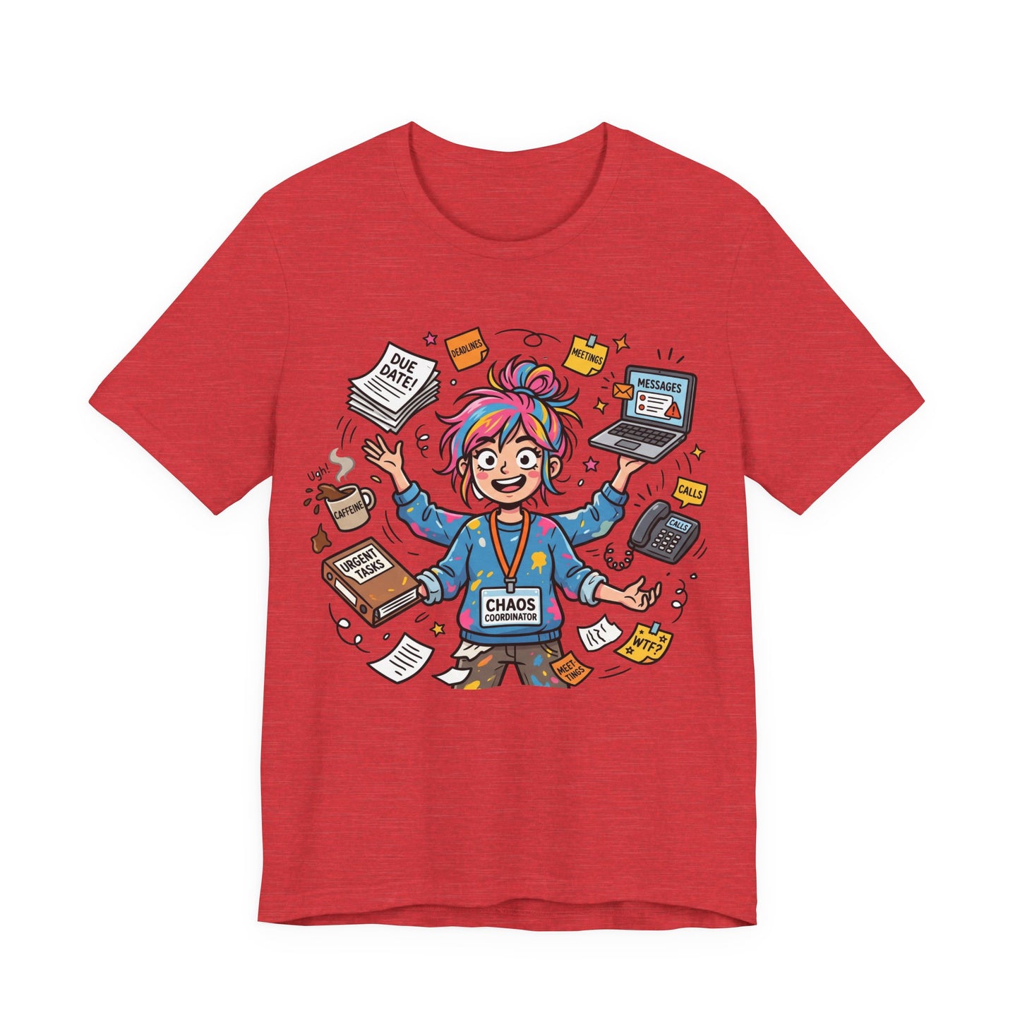 Chaos Coordinator (Feral Edition) Funny Burnout Shirt | Khai Studio