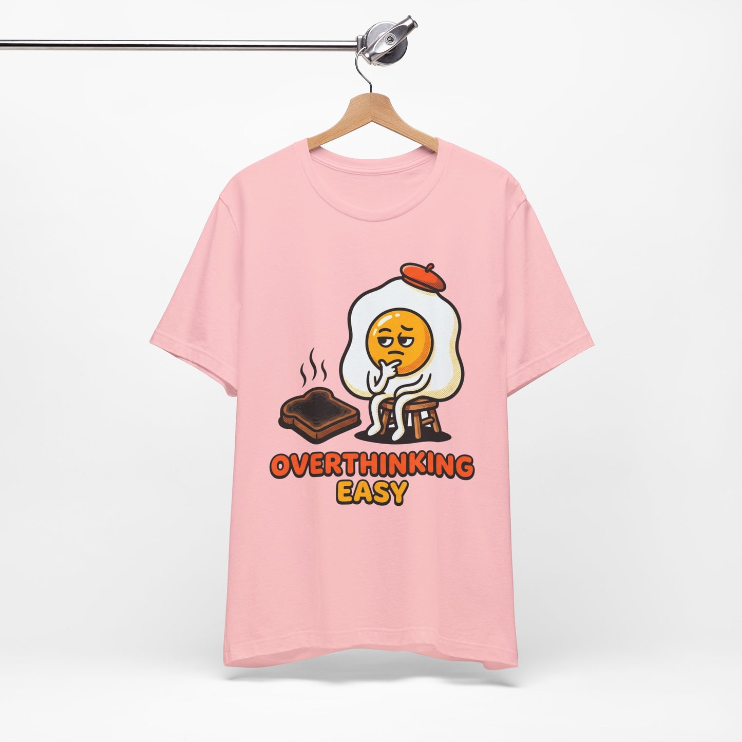Overthinking Easy Funny Burnout Shirt | Khai Studio
